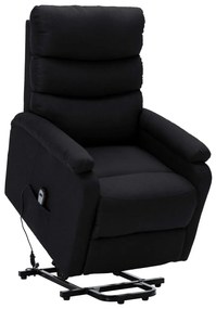 vidaXL Sta-op-stoel stof zwart
