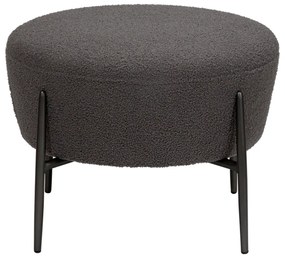 Dan-Form Orbit Ronde Poef Boulce Stone Grijs