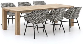 Hartman Delphine/ROUGH-X 240cm dining tuinset 7-delig
