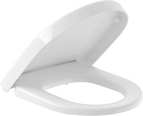 Villeroy & Boch Subway 2.0 toiletbril compact met softclose en quickrelease Wit alpin