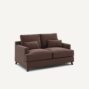 2-zits compacte zetel van linnen fluweel, ALWINE