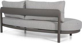 Hoek loungeset 4 personen Aluminium Taupe  Santika Furniture Santika