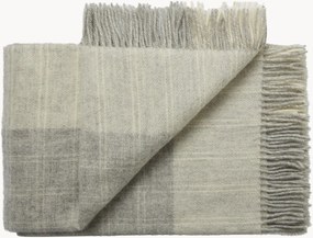 Wollen plaid Bornholm met franjes