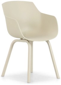 Tuinstoel Kunststof Taupe-naturel-bruin Lifestyle Garden Furniture Salina