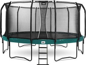 Salta First Class trampoline - Diameter 487cm - Rond groen
