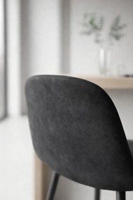 Zwarte fluwelen teok kruk