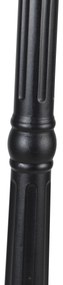Buitenlantaarn zwart 220 cm 2-lichts IP44 - Havana