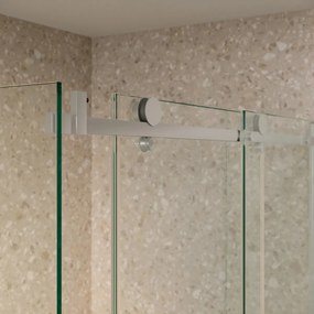 Saniclear Supreme douchecabine 90x90cm anti-kalk RVS