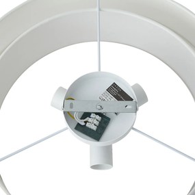 Moderne plafonnière wit 50cm 3-lichts - Drum Duo