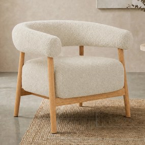 Fauteuil Eiken Frame Beige