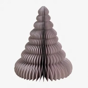 Set Van 3 Kerstbomen Van Noelle-papier Paars – Lavender & ↑15 Cm - Sklum