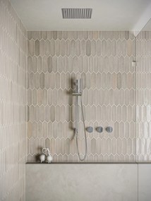 Saniclear Plus inbouw regendouche met inbouw douchekop 30x30cm, glijstang en staafhanddouche chroom