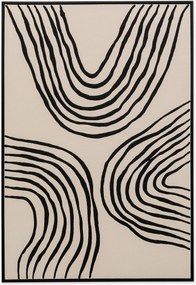 Handbeschilderde canvasdoek Bow