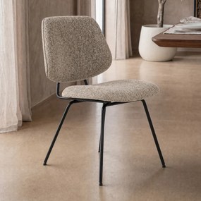 Eleonora Lynn Beige Eetkamerstoel Modern