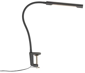 Klem bureaulamp zwart incl. LED met touch dimmer - Lionard Modern Binnenverlichting Lamp