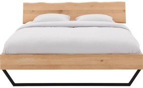 Goossens Bedframe Slade, Bedframe 160 x 200 cm hoofdbord organisch