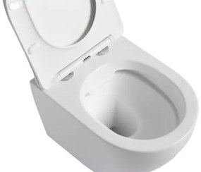 Lambini Design Kala hangend randloos toilet met softclose zitting wit mat