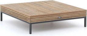 Loungetafel ROUGH | Vierkant | Tuintafel Teakhout | 110x110cm | Kees Smit Tuinmeubelen