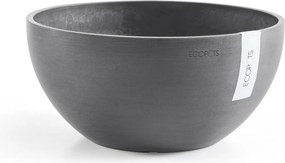 Ecopots bloempot Brussels 30– Rond – Grey – diameter 30 x H14,8 cm