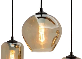 Goossens Hanglamp Devant, Hanglamp met 8 lichtpunten