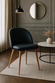 Vint kunstleren stoel