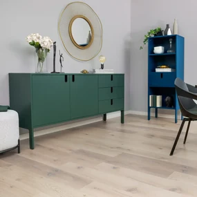 Tenzo Uno Modern Dressoir Met Lades Groen - 171x46x86cm.