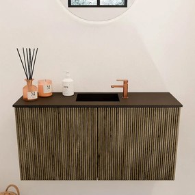 Mondiaz Joya 80cm toiletmeubel dusk met wastafel faye midden 1 kraangat urban