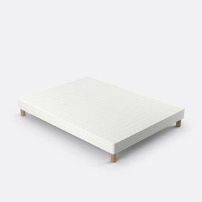 Witte boxspring met 14 latten