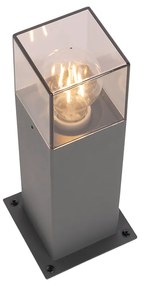 Moderne staande buitenlamp 30 cm donkergrijs IP44 - Denmark