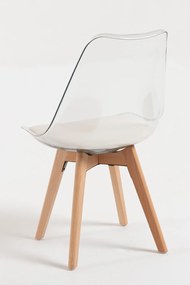 Set 4 Synk Transparante Zitting Stoelen