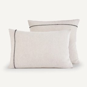 Kussensloop in gewassen linnen, Cavallo