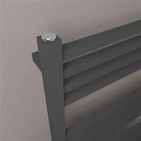 Eastbrook Tuscan Square multirail handdoekradiator 50x120cm 980W antraciet