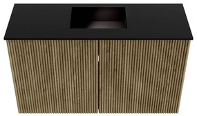 Mondiaz Joya 70cm toiletmeubel dusk met wastafel faye midden zonder kraangat urban