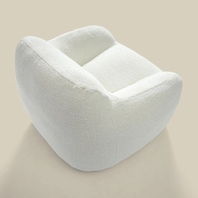 Zachte Fauteuil Creme Stof