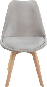 Set 4 Synk Fluwelen Stoelen