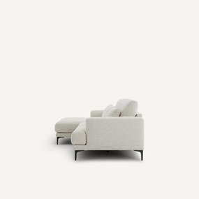 XL hoekbank links van badstof, MARSILE