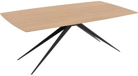 Goossens Excellent Eettafel Uniek, Semi rechthoekig 200 x 100 cm