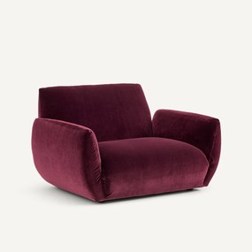 Fauteuil in fluweel, Spogano