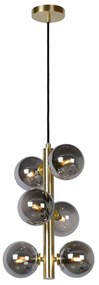 Lucide Tycho plafondlamp 6x G9 goud mat