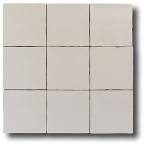 Handvorm Tegel 13x13 Cm Baltimore Mat Wit RBT64