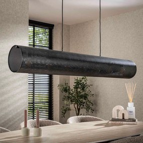 Hanglamp Koker Geperforeerd Staal 145 Cm