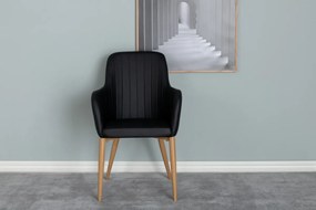 Jörn Eetkamerstoel - Rob - Zwart  - PU-Leer - Jörn