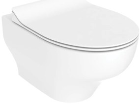 Sanigoods Serra hangtoilet met tornado flush en bidet glanzend wit
