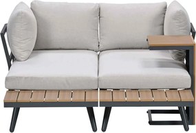 Garden Impressions Tibo loungeset 3-delig - donker grijs