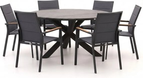 Diningset Bellagio | 6 personen | Tuinset polywood | 7-delig | Kees Smit Tuinmeubelen