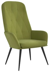 vidaXL Relaxstoel fluweel lichtgroen