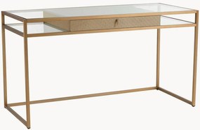 Bureau Napa van metaal en hout met lade