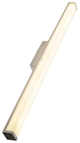 Moderne badkamer wandlamp staal 92 cm IP44 - Cascada