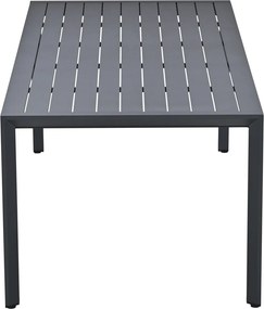 Garden Impressions Kasper tuinset 7-delig - tuintafel 220x93 cm donker grijs