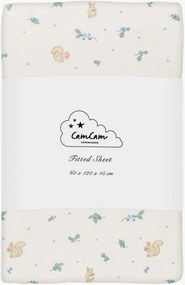 Hoeslaken Blueberries van biokatoen